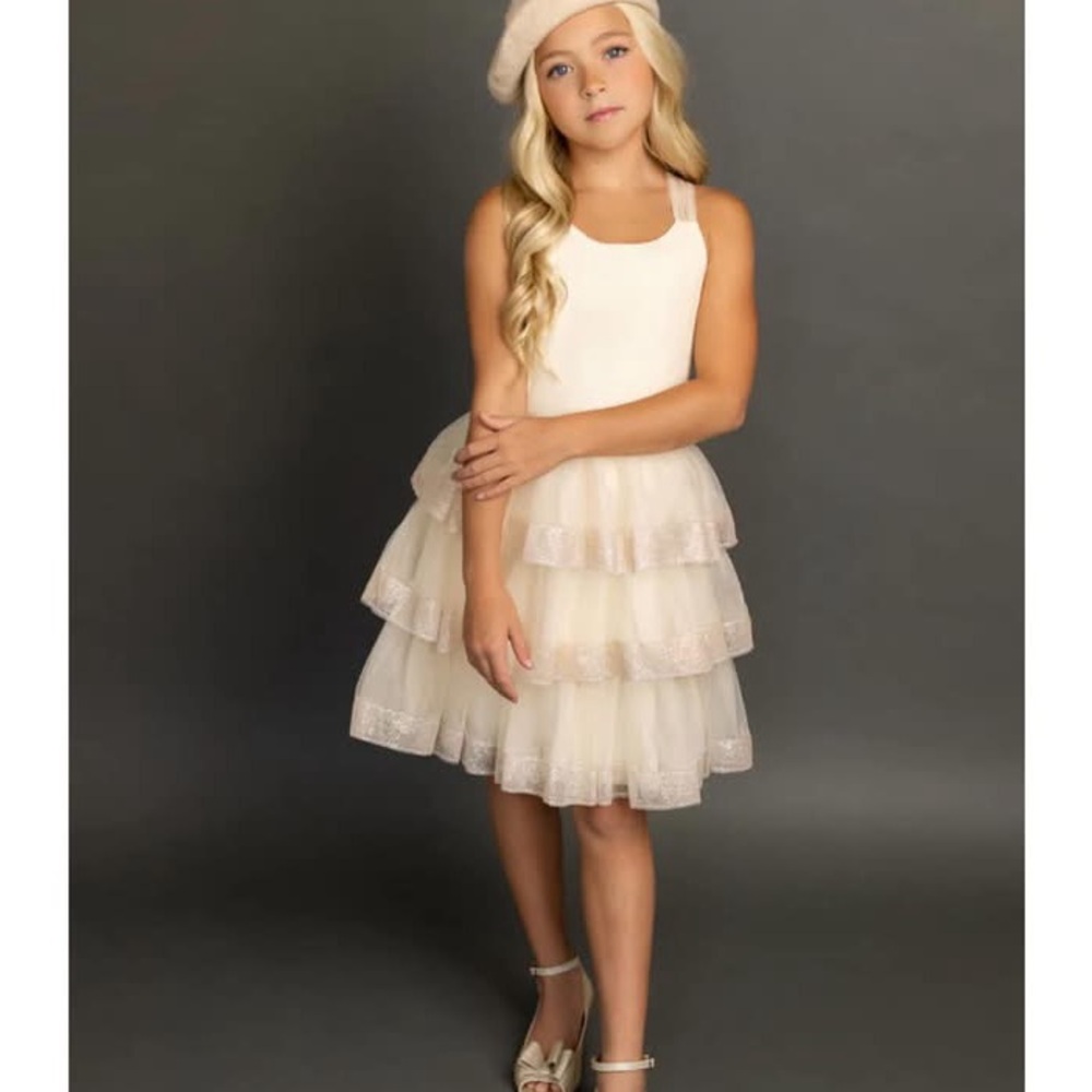Joyfolie Cream /Ivory Alda Dress